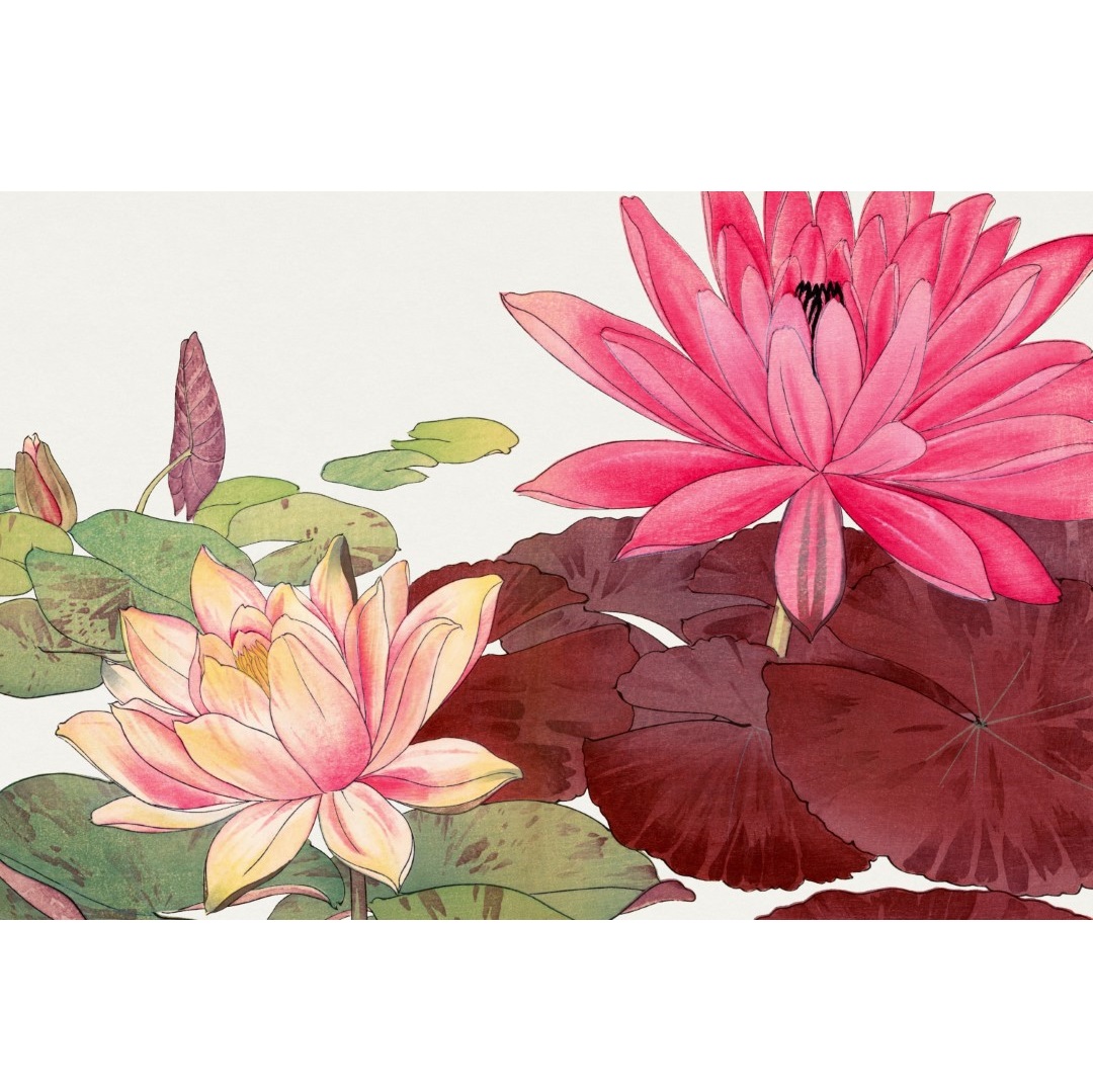 JPF.8 - 300dpi -2x3 - Lotus flowers - 19-20th century (Aangepast)