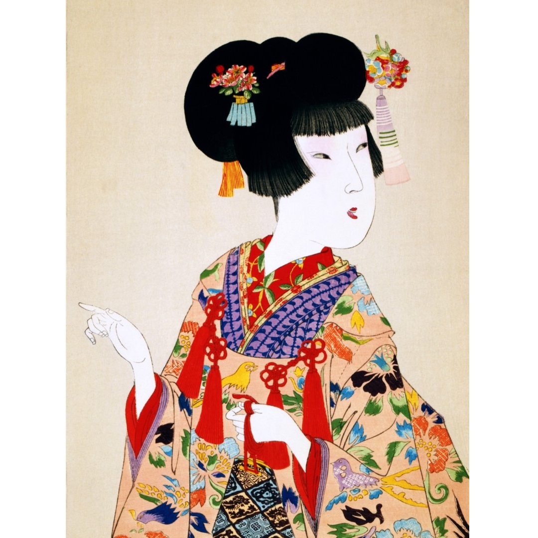 JPG.2 _ 4x3 - 300dpi - Geisha portret - Late 19th century (Aangepast)