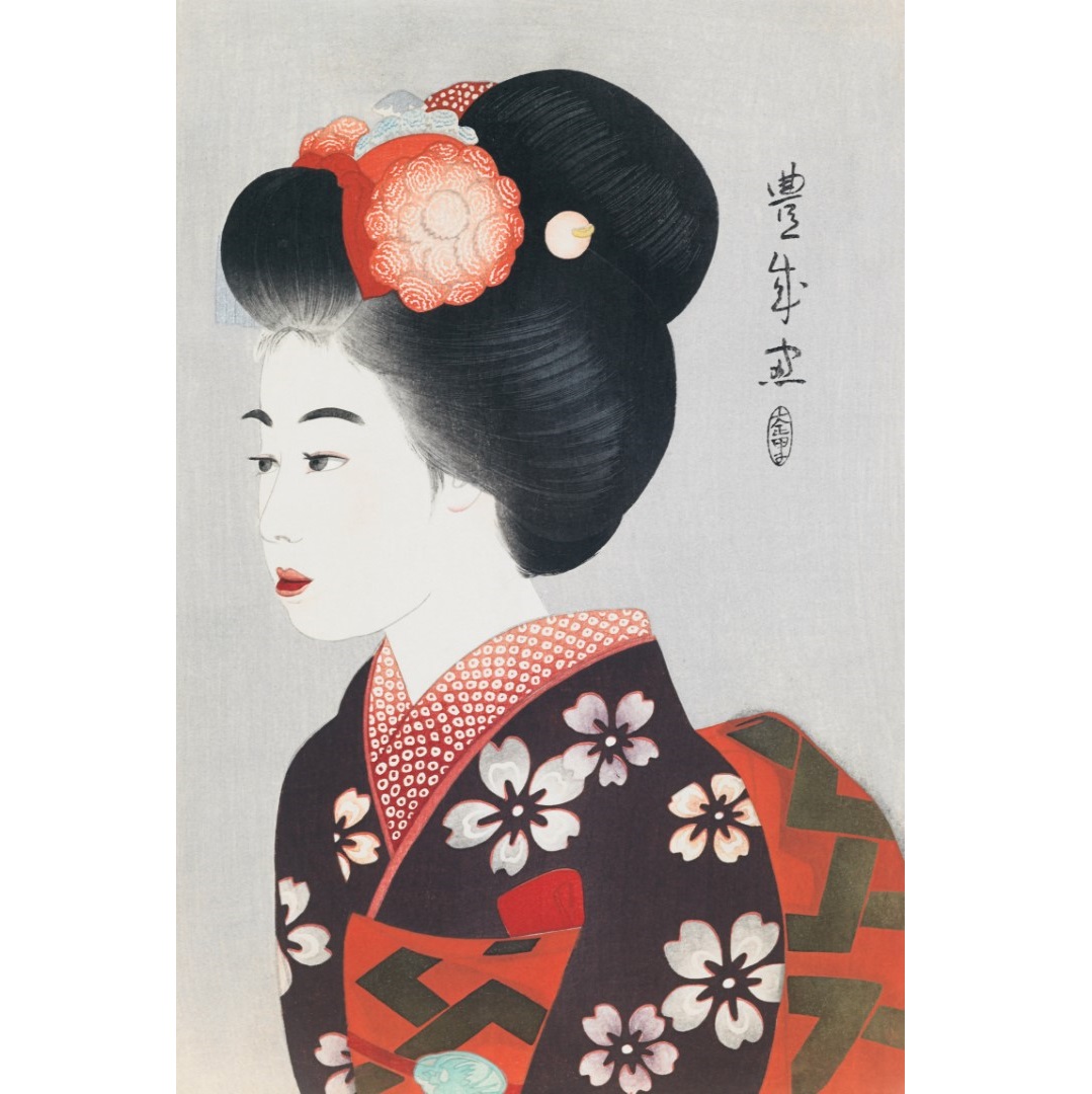 JPG.5 - 3x2 - 300dpiMaiko (apprentice geisha) - 19th century (Aangepast)