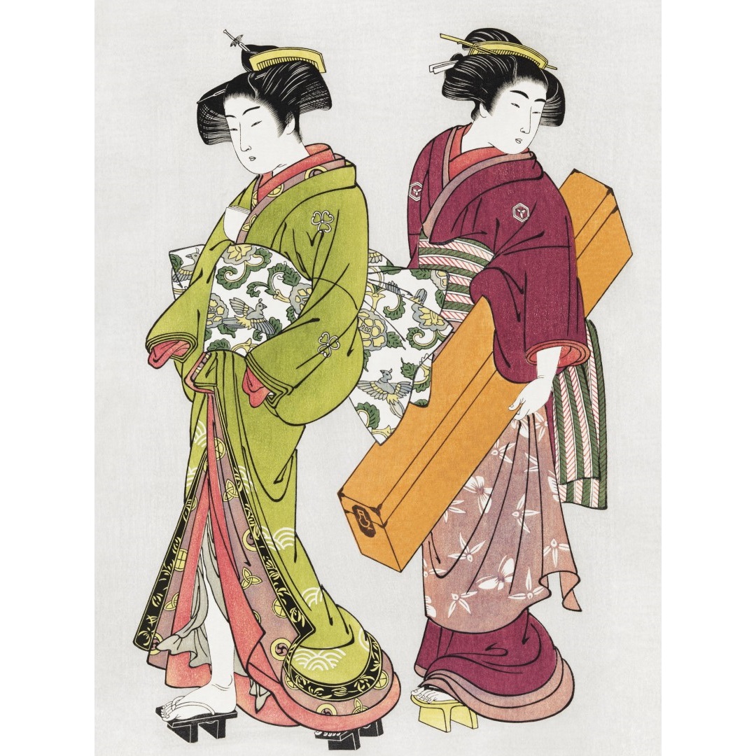JPG.7 - 4x3 -300dpi - Shopping geishas - 19th century (Aangepast)