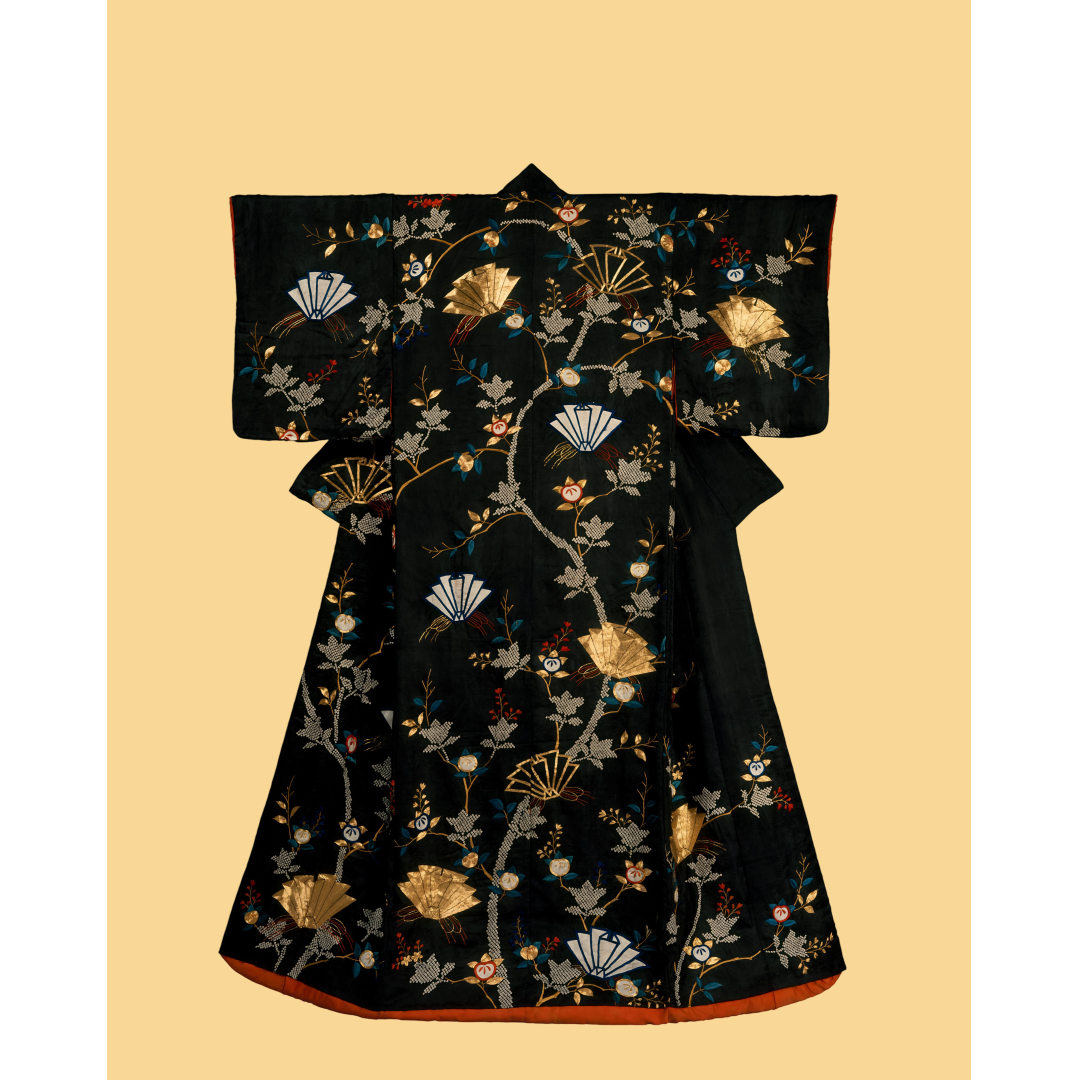 JPKI.2 - 300dpi - 5x4 - PNG - Damask kimono with butterfly and shibori pattern - 1900-1920 -300 (Aangepast)