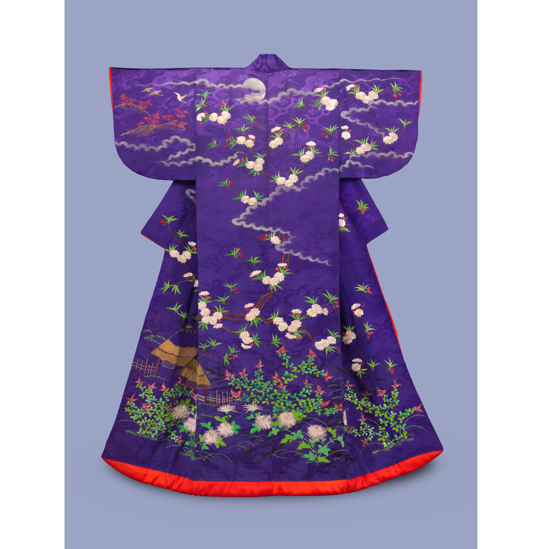 JPKI.22a - 3x4-robe-kosode-with-landscape-and-seasonal-flowers-19th-century-300dpi (Aangepast)